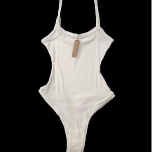 Discontinued Sheer Summer Mesh Strappy Cami Bodysuit